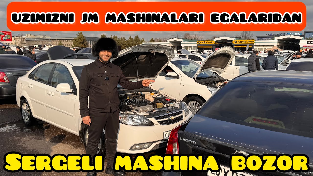 ‼️Sergeli mashina bozor milliy brend mashinalari 1-qism 18.01.2025 ‼️
