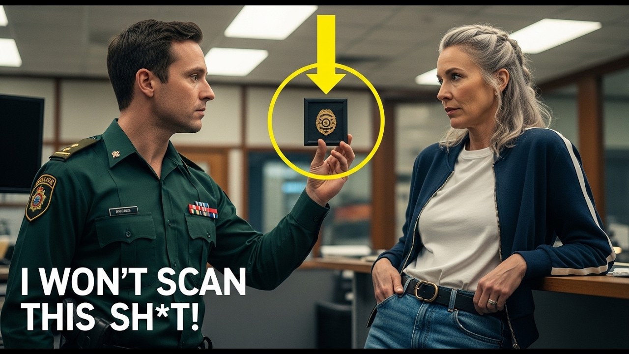 They Scanned Her ID and Smirked — Then the Emblem Lit Up