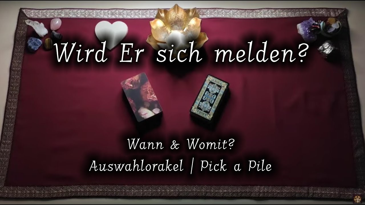 Meldet Er sich? Wann? Womit? | Auswahlorakel