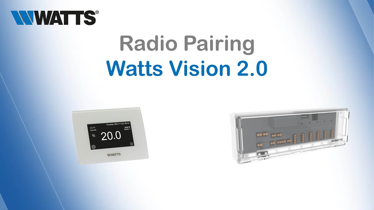 2 - How to Pair Wireless Connection Box WFC-03 HC RF with BT-CT03 RF Central Unit -Watts Vision&reg; 2.0
