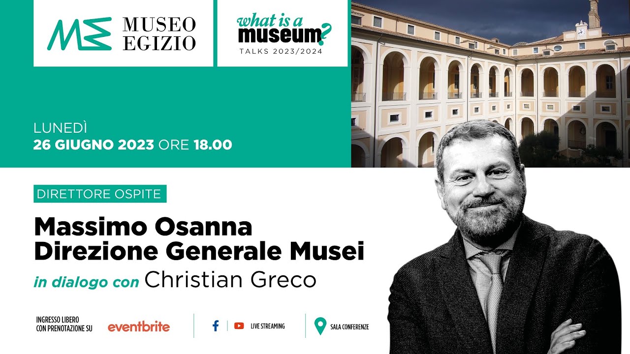 WHAT IS A MUSEUM? | Dialogo con Massimo Osanna, Direzione Generale Musei
