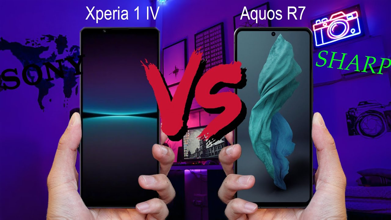 Sony Xperia 1 IV vs Sharp aquros r7 || Battle of Flagships 2022 ||
