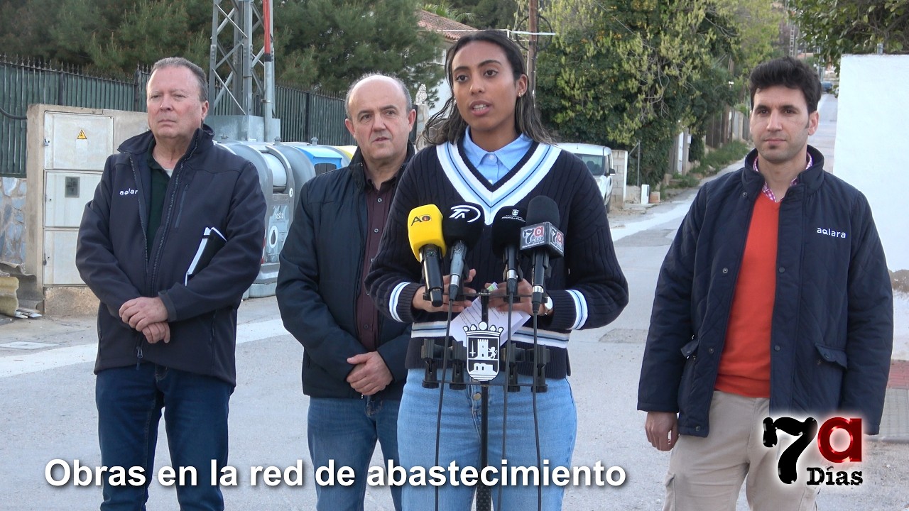 La alcaldesa anuncia la renovación de 3 km de tuberías en tres zonas