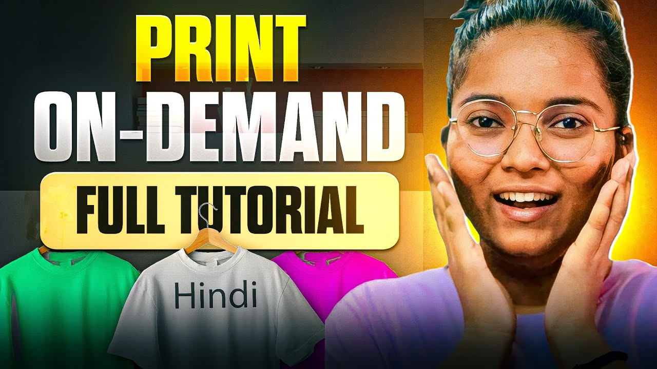 Full Print On-Demand Tutorial For Beginners (Step-by-Step) 🚀