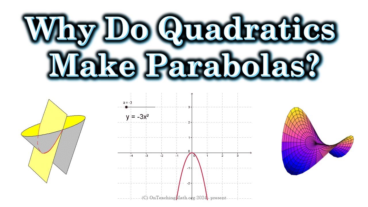 Lesson: Why Quadratics Make a Parabola - Quadratics Through Exploration Part 1