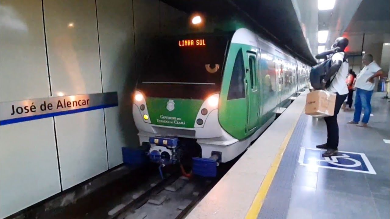 Metrô de Fortaleza Estação São Benedito e Estação Couto Fernandes #MetroFor