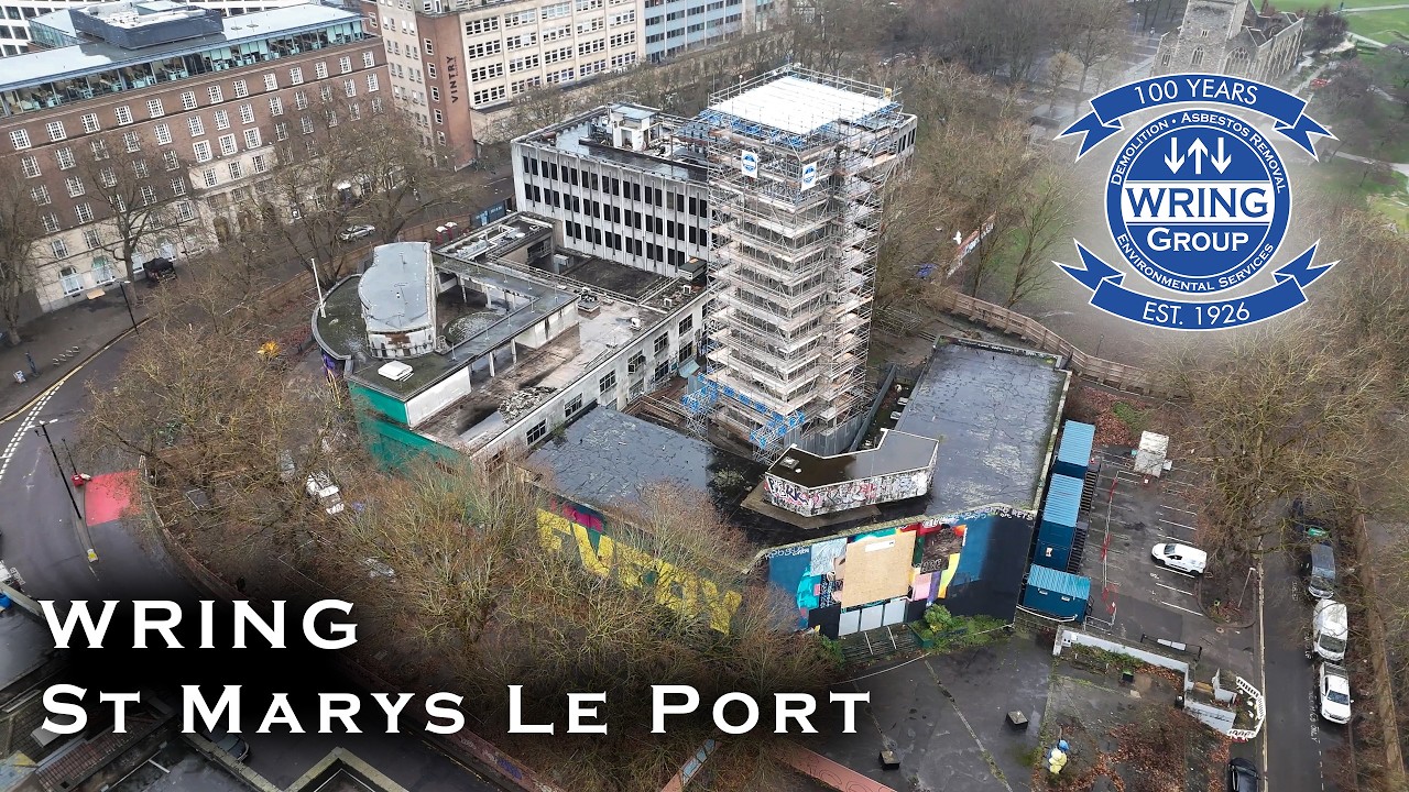 Wring Demolition - Stage 1 at St Marys Le Port, Bristol