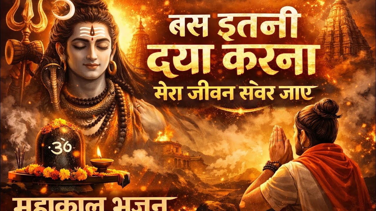 महाकाल की कृपा 🙏🚩 बस इतनी दया करना | मेरा जीवन संवर जाए | Shiv Bhajan🙏🚩