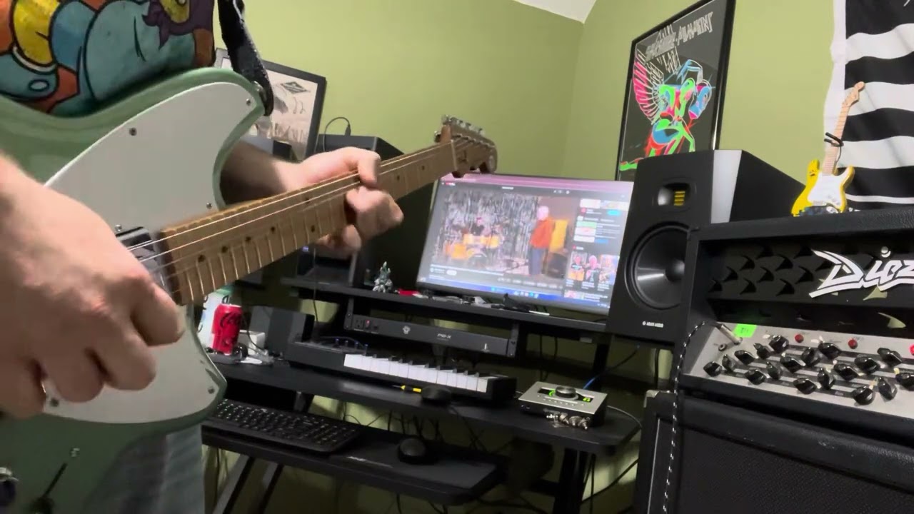 Smashing Pumpkins - Jellybelly guitar playthrough (Jeff’s live parts with JC only)