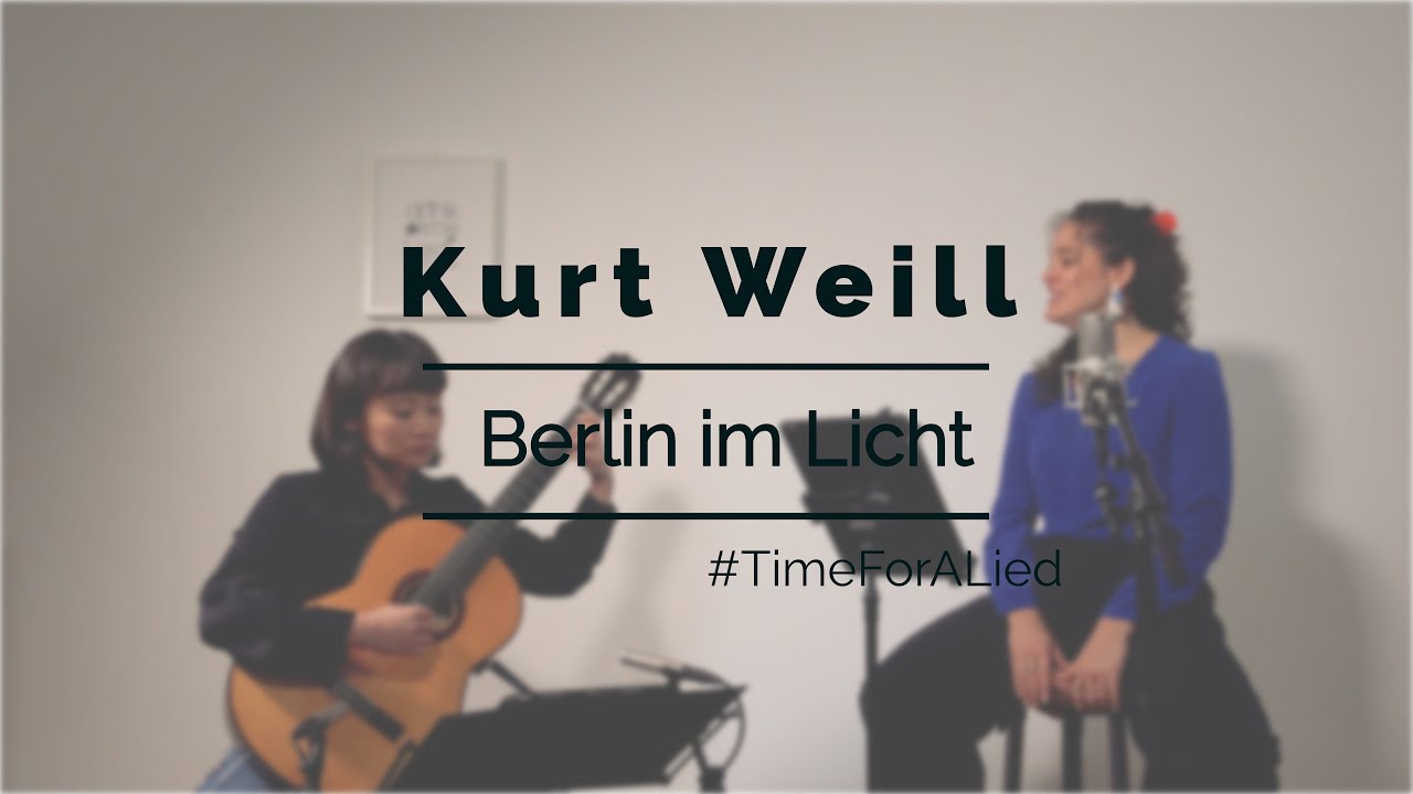 Berlin im Licht(1928) by Kurt Weill #TimeforALied