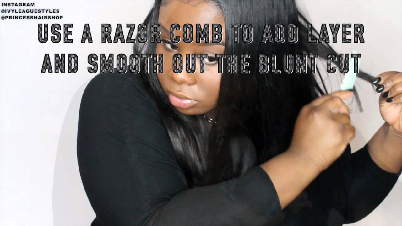 ♡ I cut it ! Long Bob Tutorial