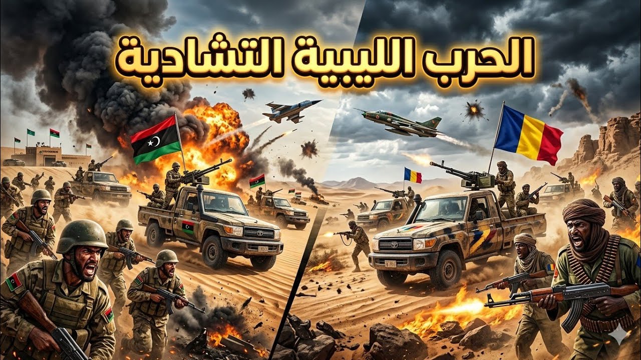 حين اشتعلت الصحراء: الحرب الليبية التشادية كاملة 🔥(