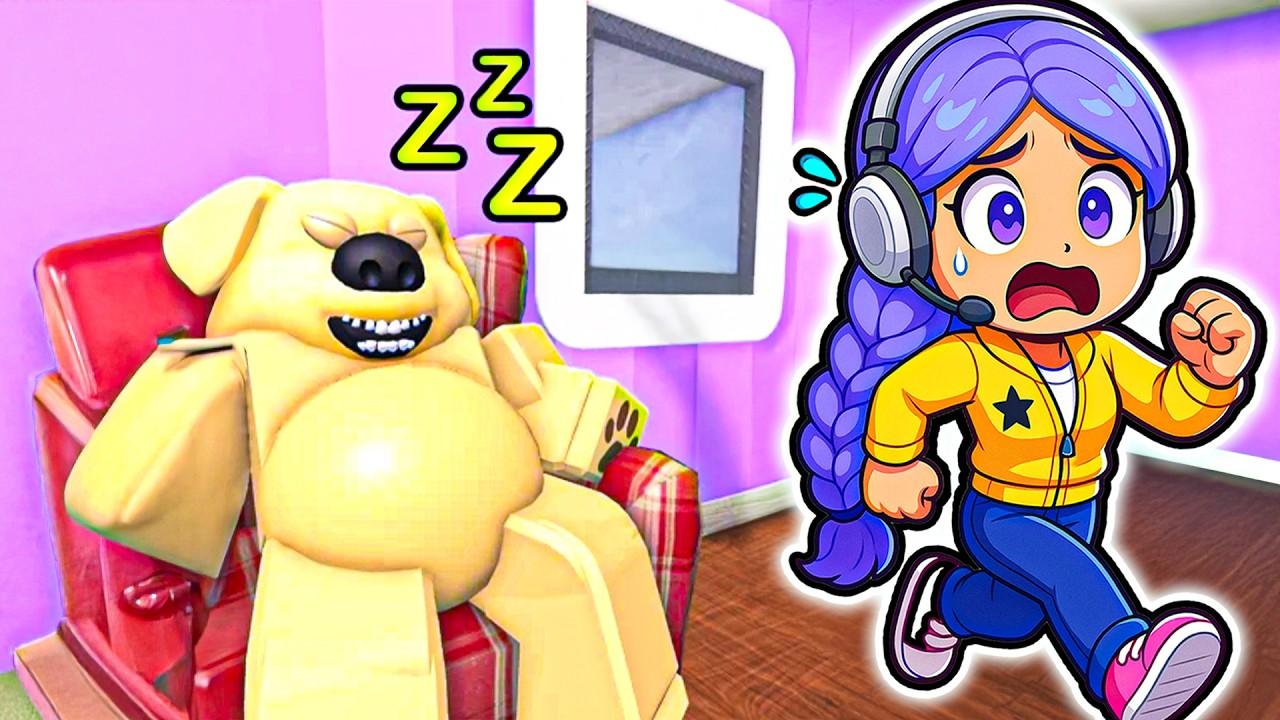 RUMI KPOP DEMON HUNTERS Plays ESCAPE EVIL DOG HOUSE! (OBBY)