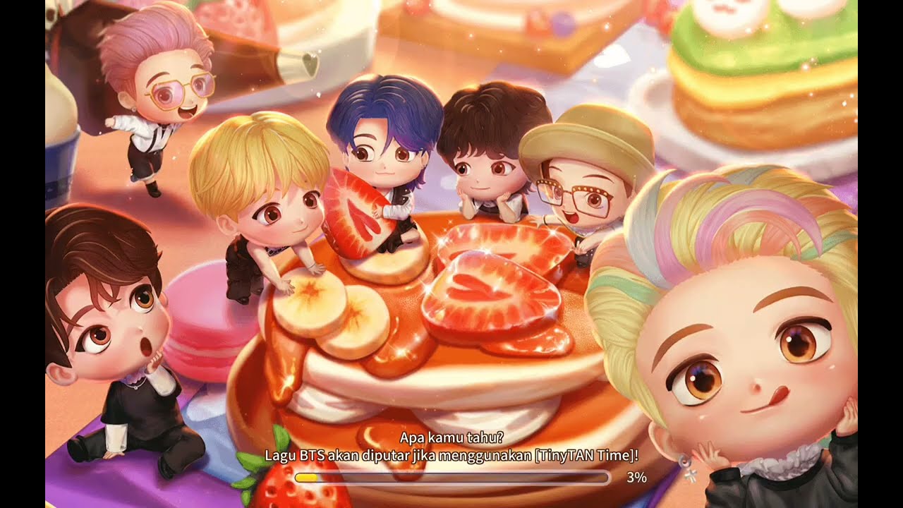 BTS Cooking On STOVE : TinyTAN Bibimbab Level 1-5