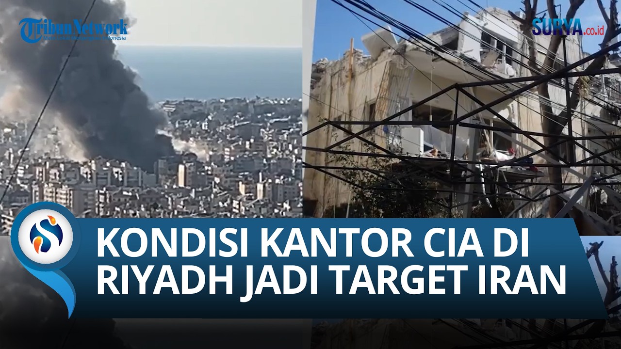 Kantor CIA di Riyadh Diduga Diserang Drone Iran, Asap Mengepul dan Struktur Atap Dilaporkan Runtuh