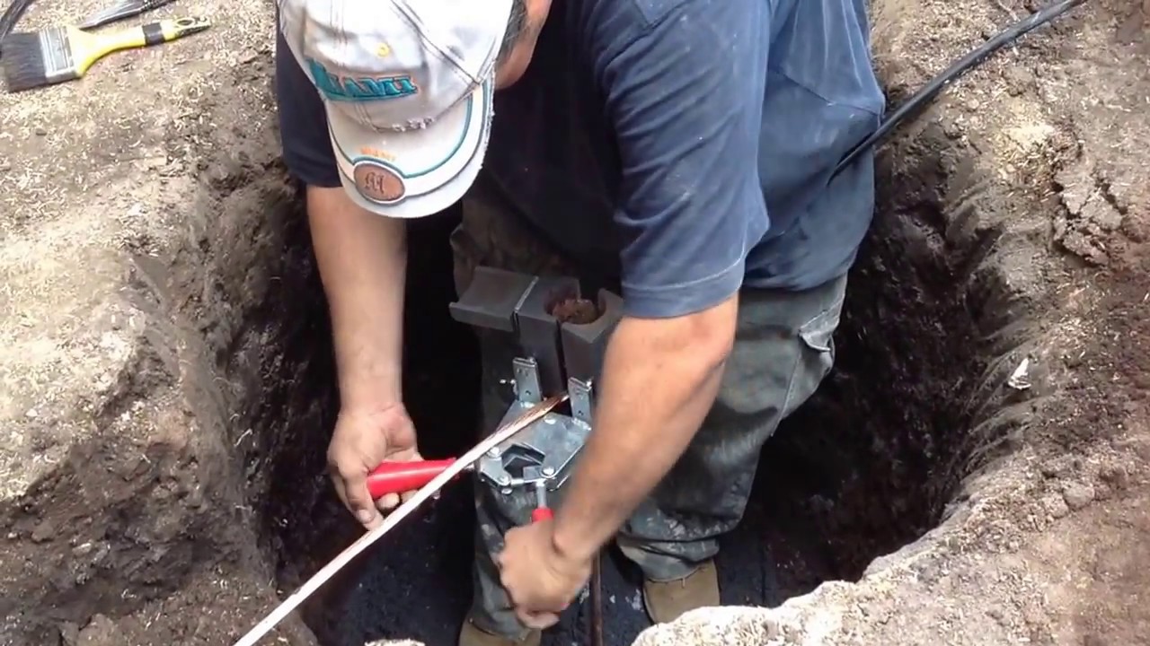 red de tierra soldadura exotermica y medicion de resistencia a tierra con telurometro