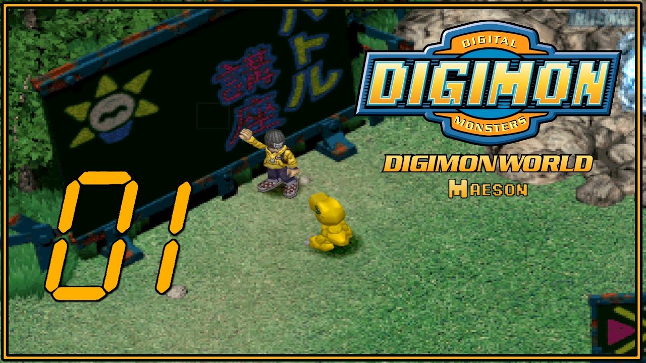 Digimon World Maeson #1 - Training & Agumon Recruitment - (No Commentary)