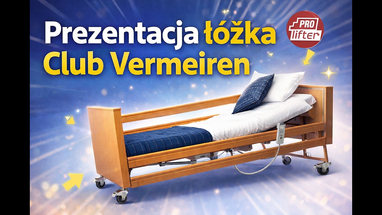 Łóżko rehabilitacyjne elektryczne CLUB Vermeiren - prolifter.pl