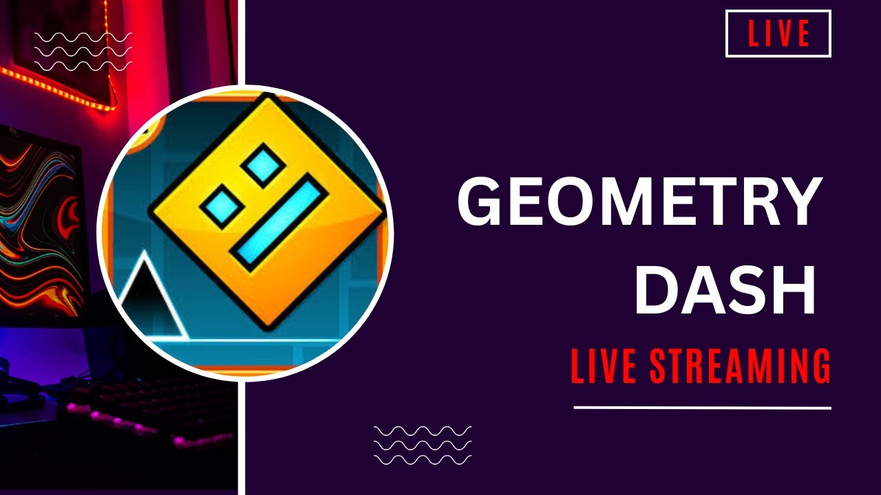 LIVE 🔴  Geometry Dash  #gd   #22