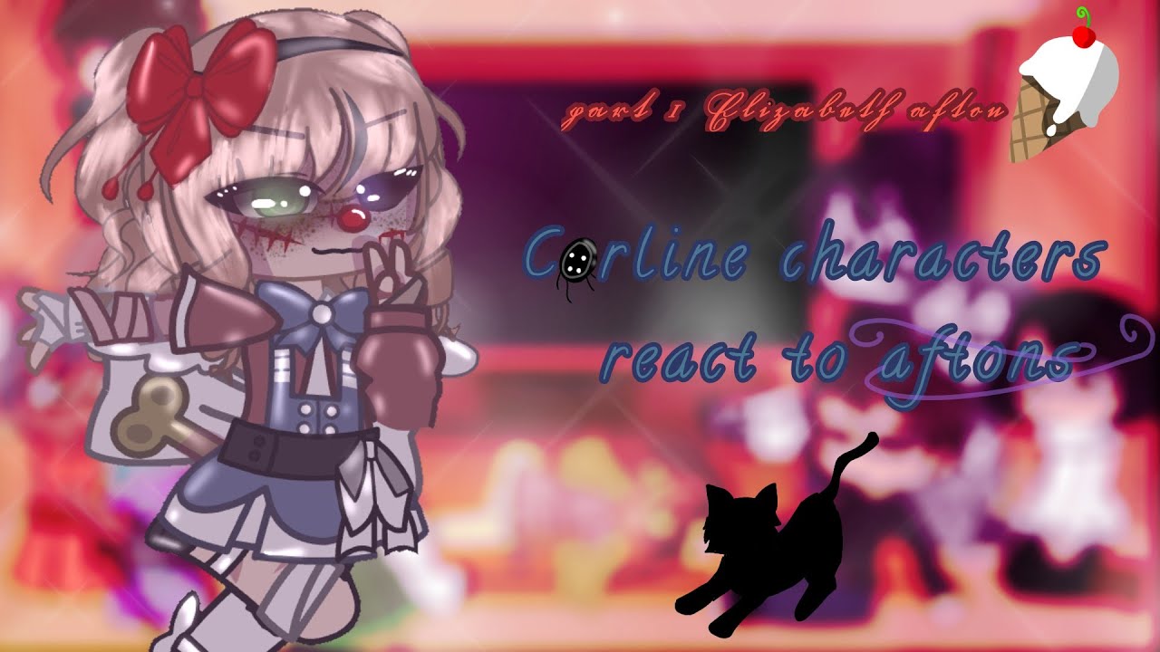 ••Coraline Characters reacts to aftons•• ~Elizabeth afton~ ••part 1••credits in description••