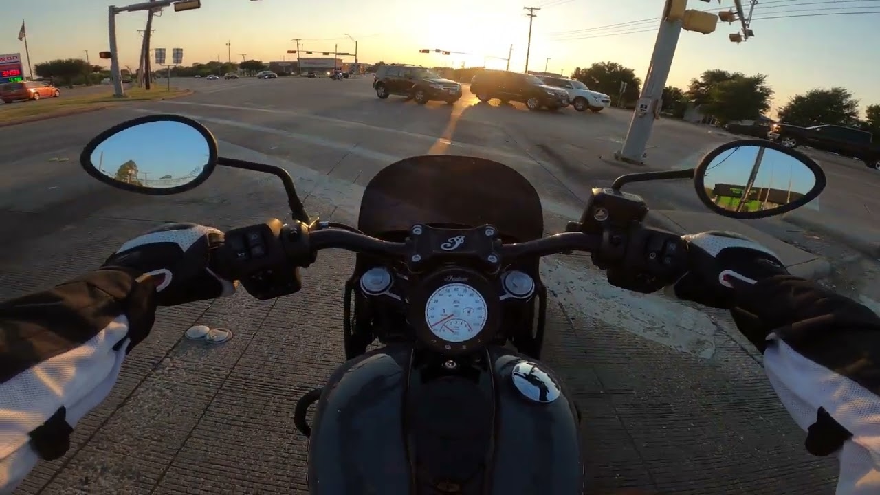 2023 Indian Sport Chief Evening Ride | 4k Engine Sounds Only