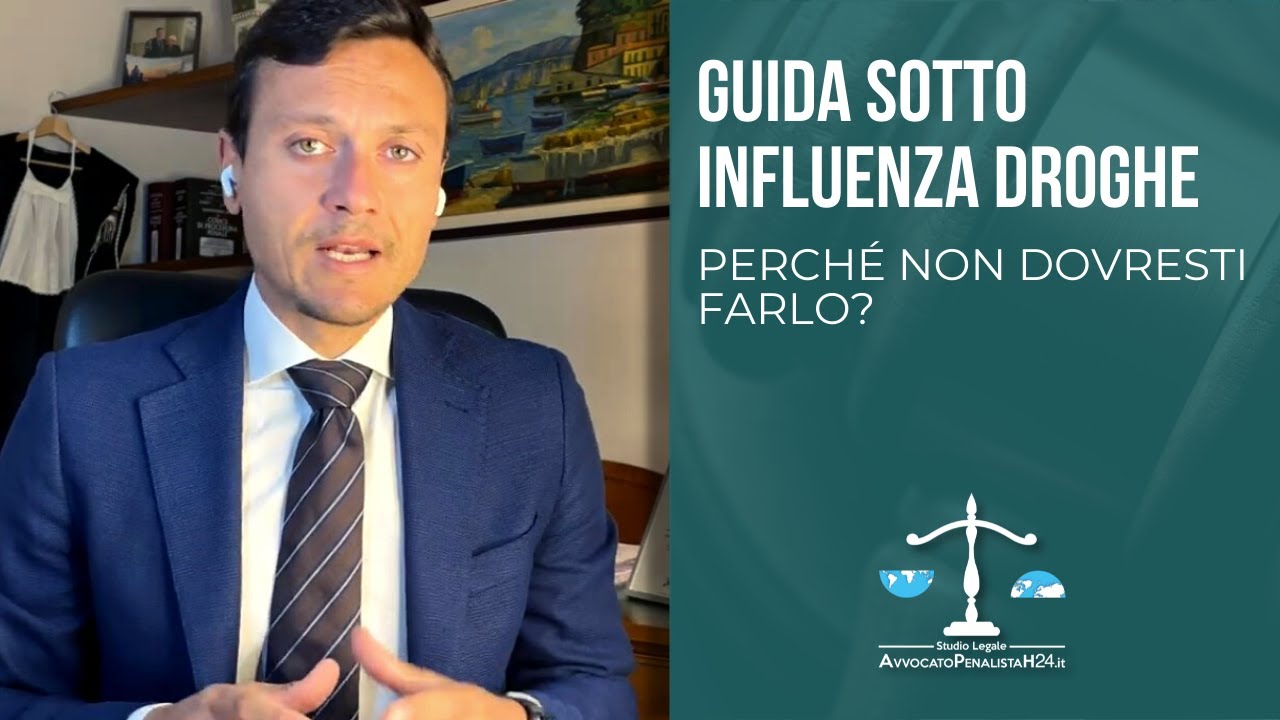 Guida sotto influenza droghe. Perché non dovresti farlo? Art. 187 Codice della Strada. Stupefacenti