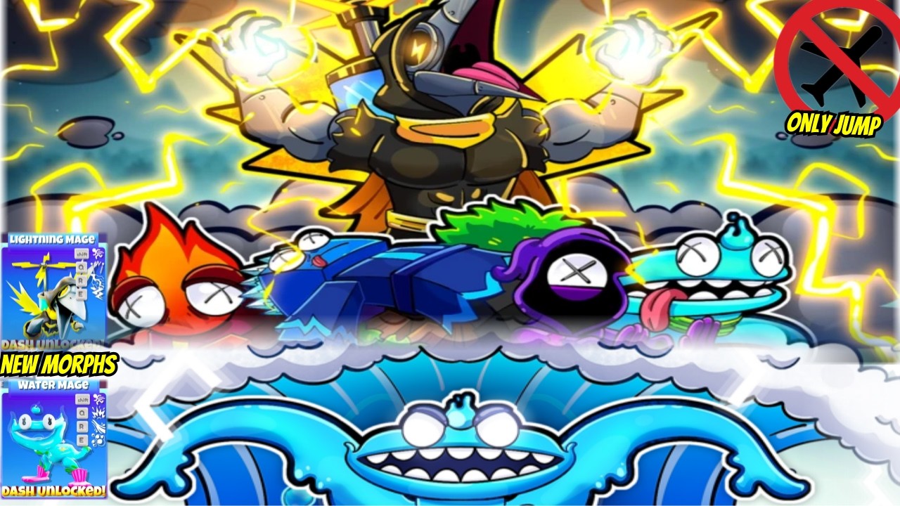 No Fly Challenge! Lightning & Water Mage Full Quest Update [Morph World]