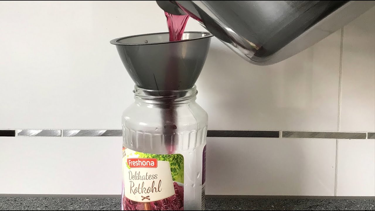 Rotkohlsaft als S&auml;ure-Base-Indikator herstellen