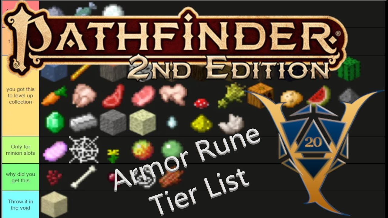 Armor Rune Tier List V2