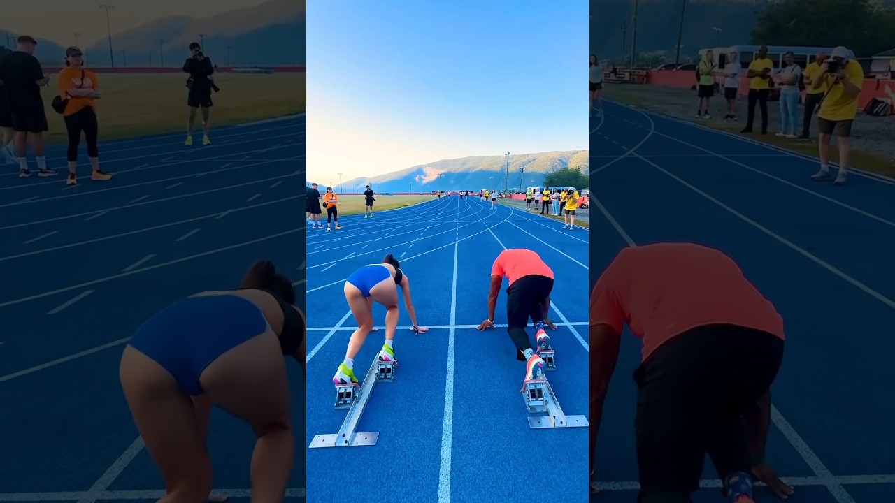 ME vs YOHAN BLAKE 💪😂 The SECOND FASTEST man in the WORLD 😱 