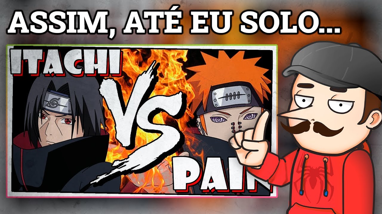 ITACHI VS PAIN É INJUSTO MAN... - REACT @CanalNERDSIDE