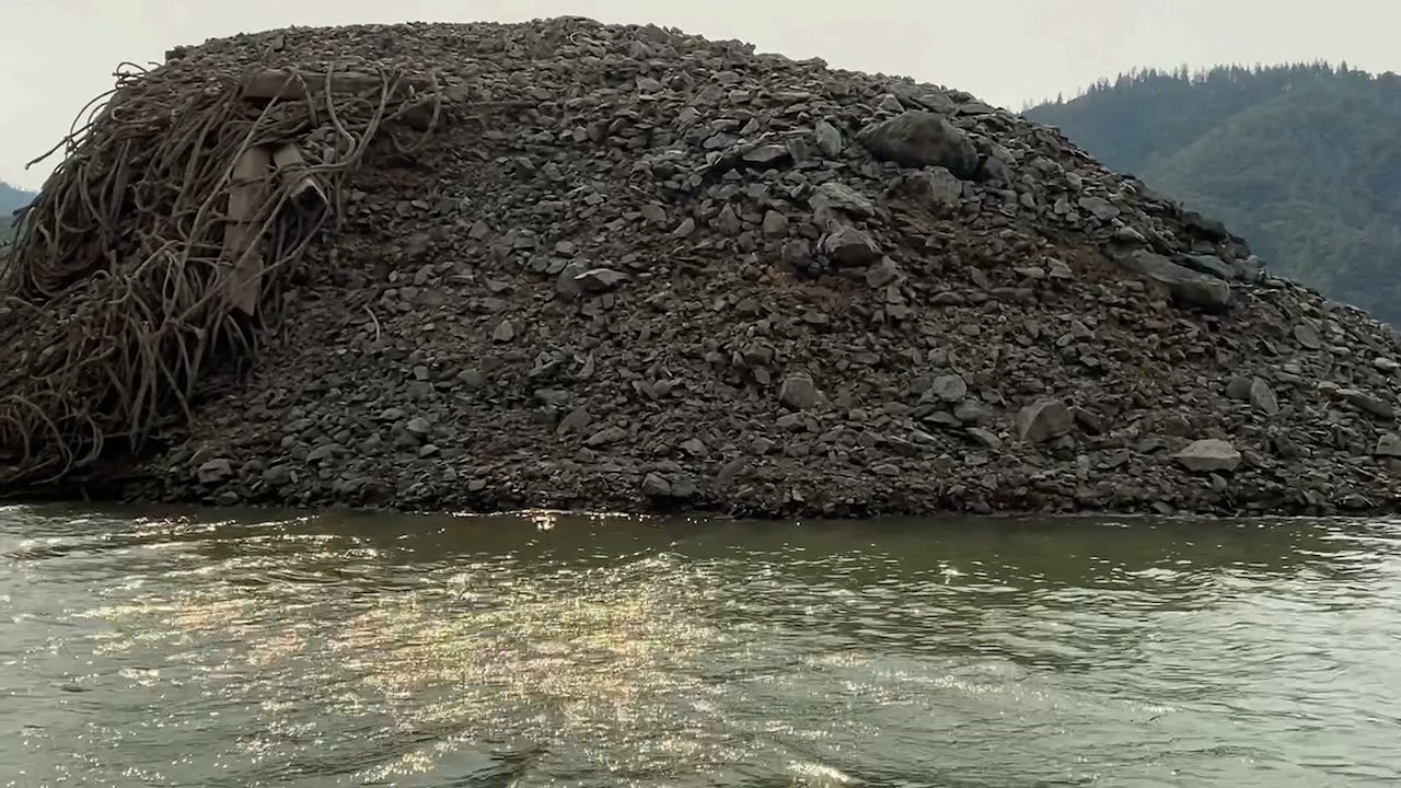 RELICS BEHIND SHASTA DAM, 8-6-2021
