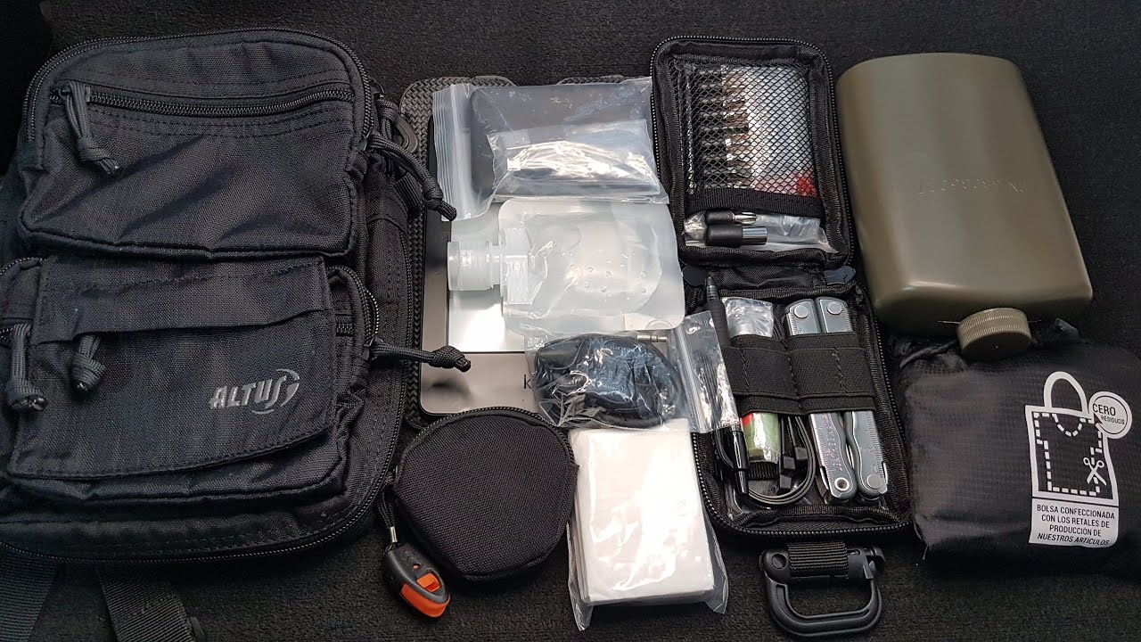 Kit para EDC Urbano: Bolsa de hombro mediana.
