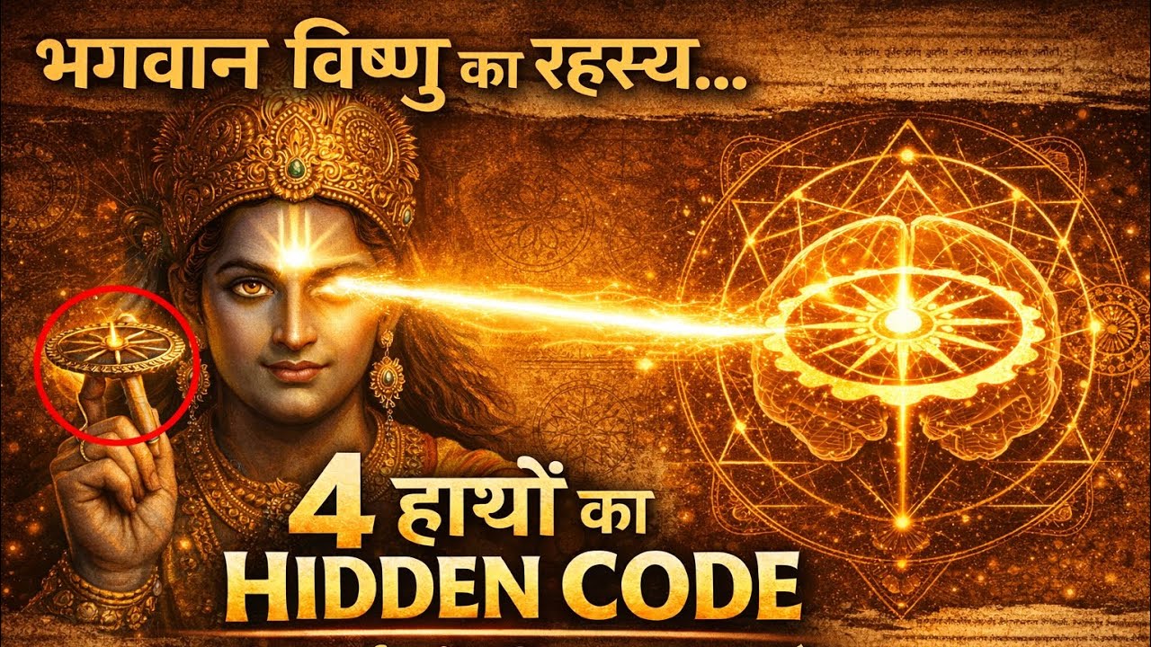 भगवान विष्णु के 4 हाथ क्यों? जानिए हर हाथ का चौंकाने वाला रहस्य