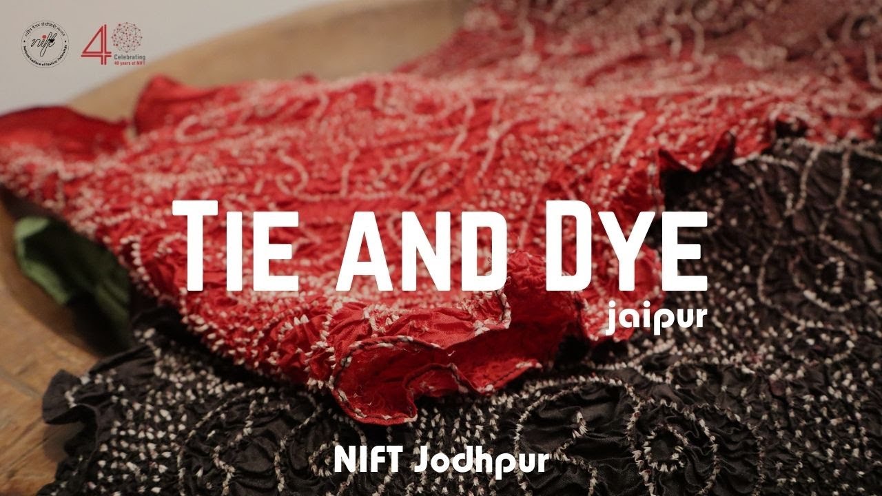 Tie and Dye Craft jaipur ll Craft Research Documentation NIFT Jodhpur  #textiledesign #nift #craft