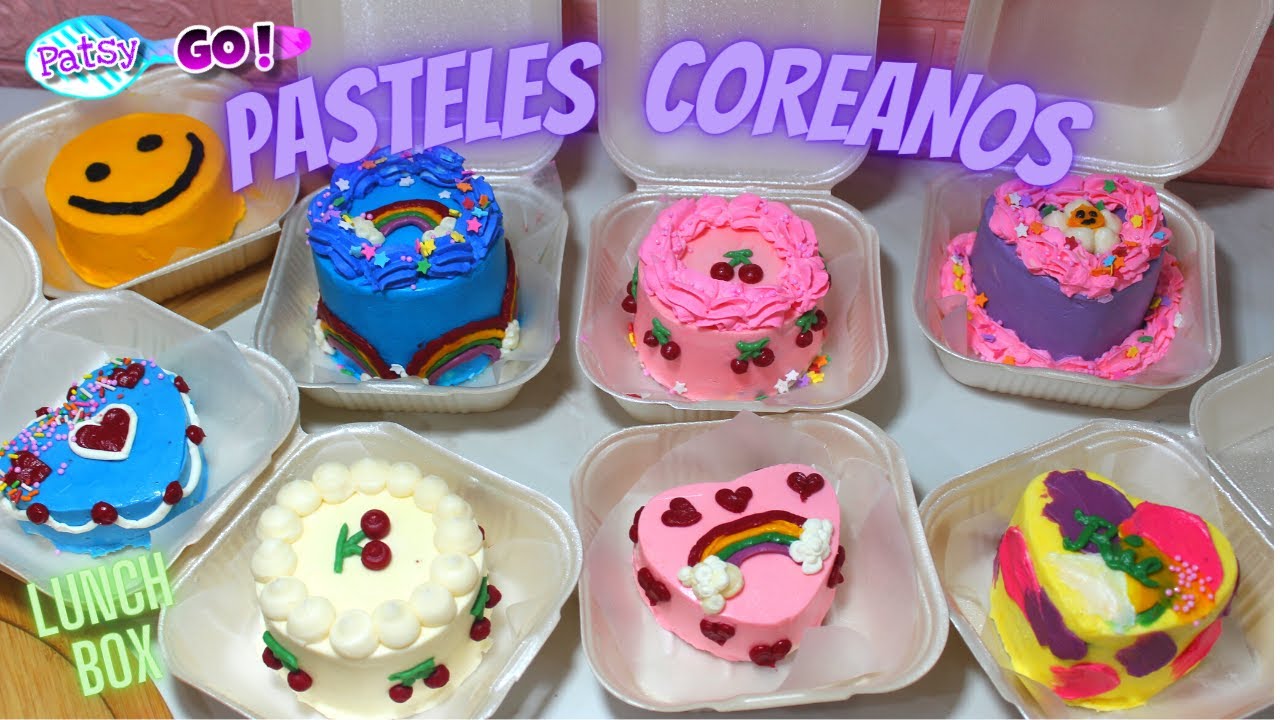PASTELES COREANOS | Mini pasteles | LUNCHBOX PARA VENDER | korean popular lunch box cake