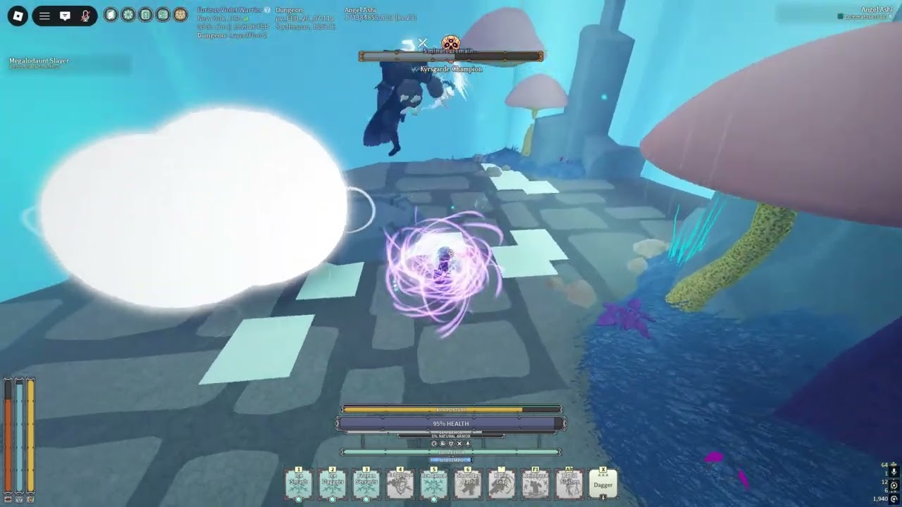 Knife's Journey + Decisive Blow Makes Kyrsgarde Champion Free! | Deepwoken PvE