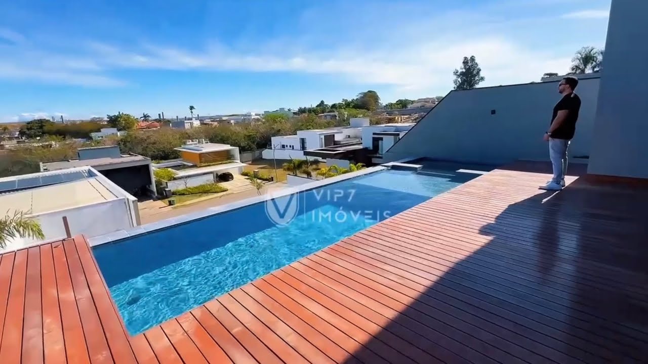  Alphaville Nova Esplanada 2 | Casa 480 m² | 5 Suítes | 4 Vagas | Votorantim/SP Porteira Fechada