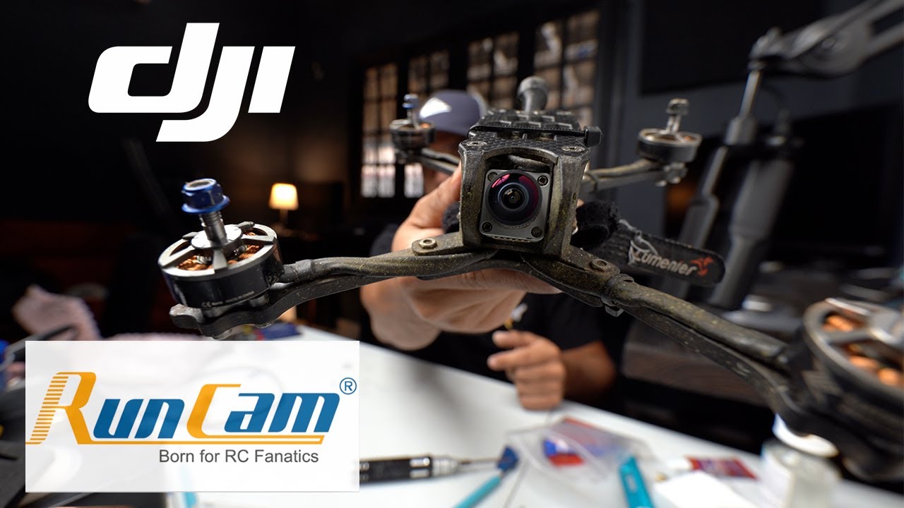 DJI FPV Camera lens Remplacement Runcam RC 1.8 G espanol