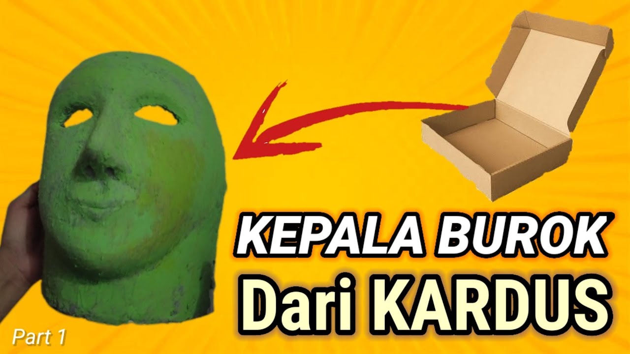 IDE KREATIF DARI KARDUS‼️ CARA BUAT BUROK DARI KERTAS VERSI AN CRAFT Part1