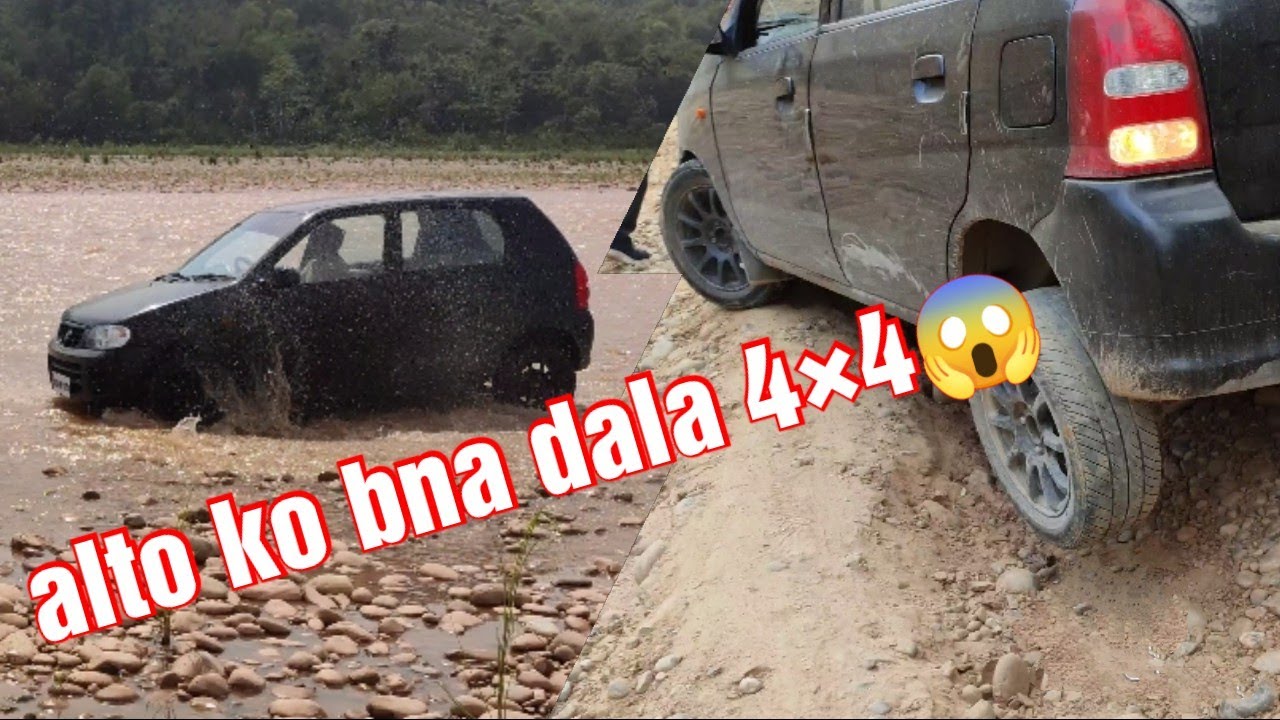 Alto pe kr dali offroading(4×4) #jammu