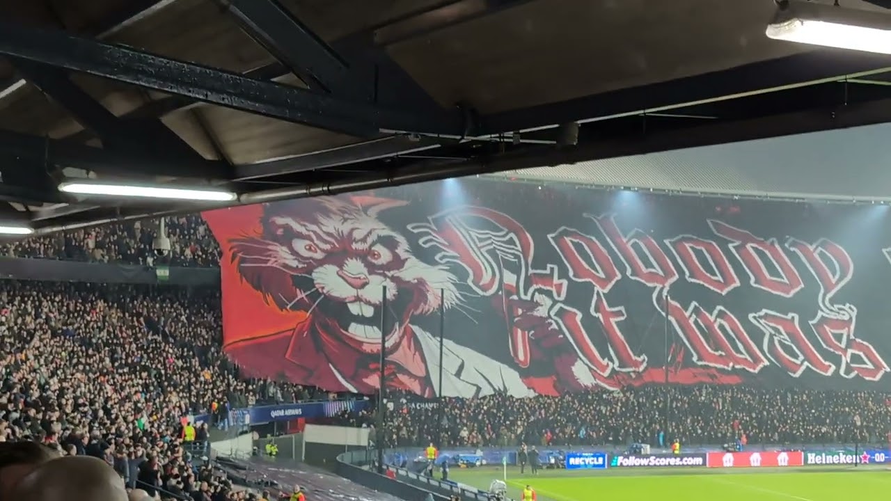 Feyenoord - Bayern München [3-0] Sfeeractie & Pre Match Atmosphere (22-01-2025)