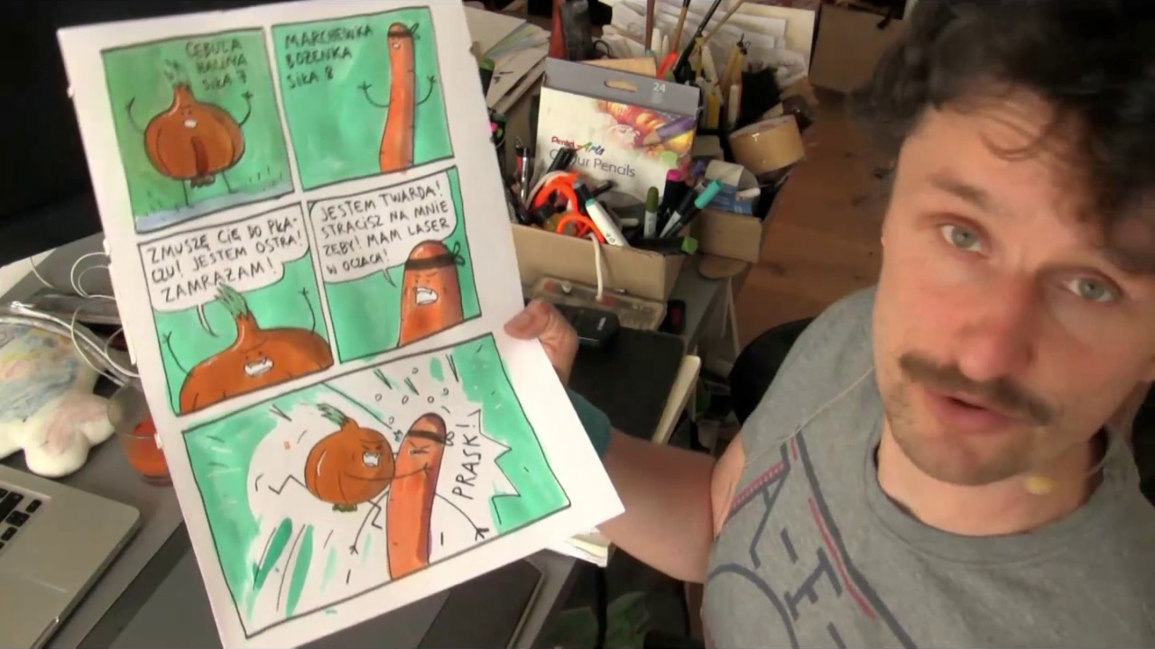 Walka warzyw - Komiksowe Spotkania Rysunkowe #3 - SDS Miejsce Sopot