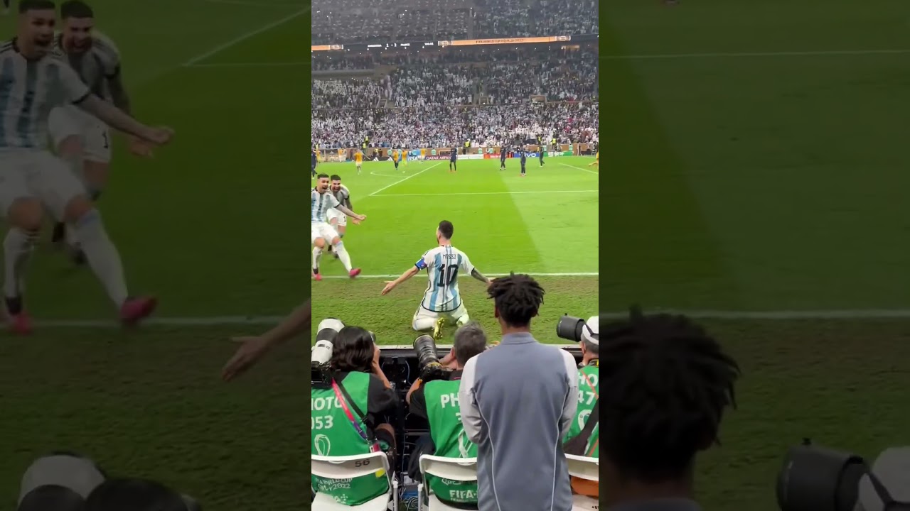 Gol de Leo Messi en vivo contra Francia #messi #argentina #mundial #qatar2022