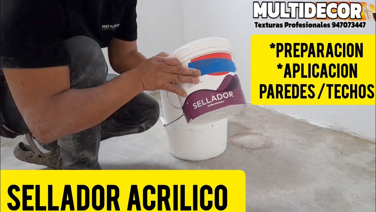 c&oacute;mo aplicar SELLADOR a las paredes antes de pintar  #tutorial #design #fyp #hazlotumismo