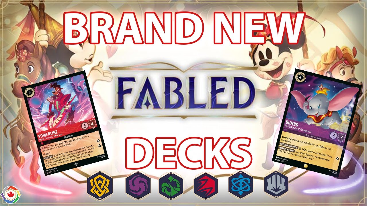 Lorcana Fabled Decks You Don't Want To Sleep On!!! New Meta New Brews!!!