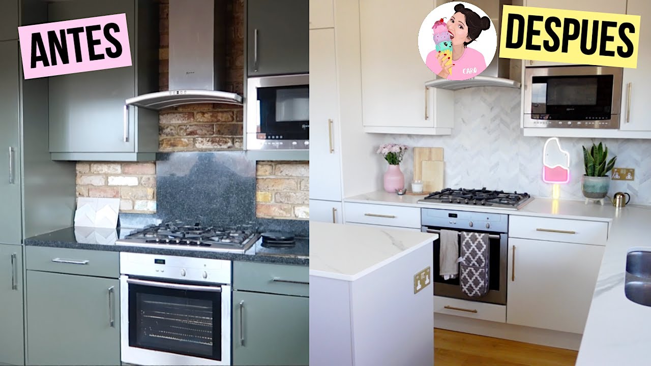 REMODELACIÓN DE COCINA CON POCO DINERO💰😱/ KITCHEN REMODELING LOW COST / Proceso al completo