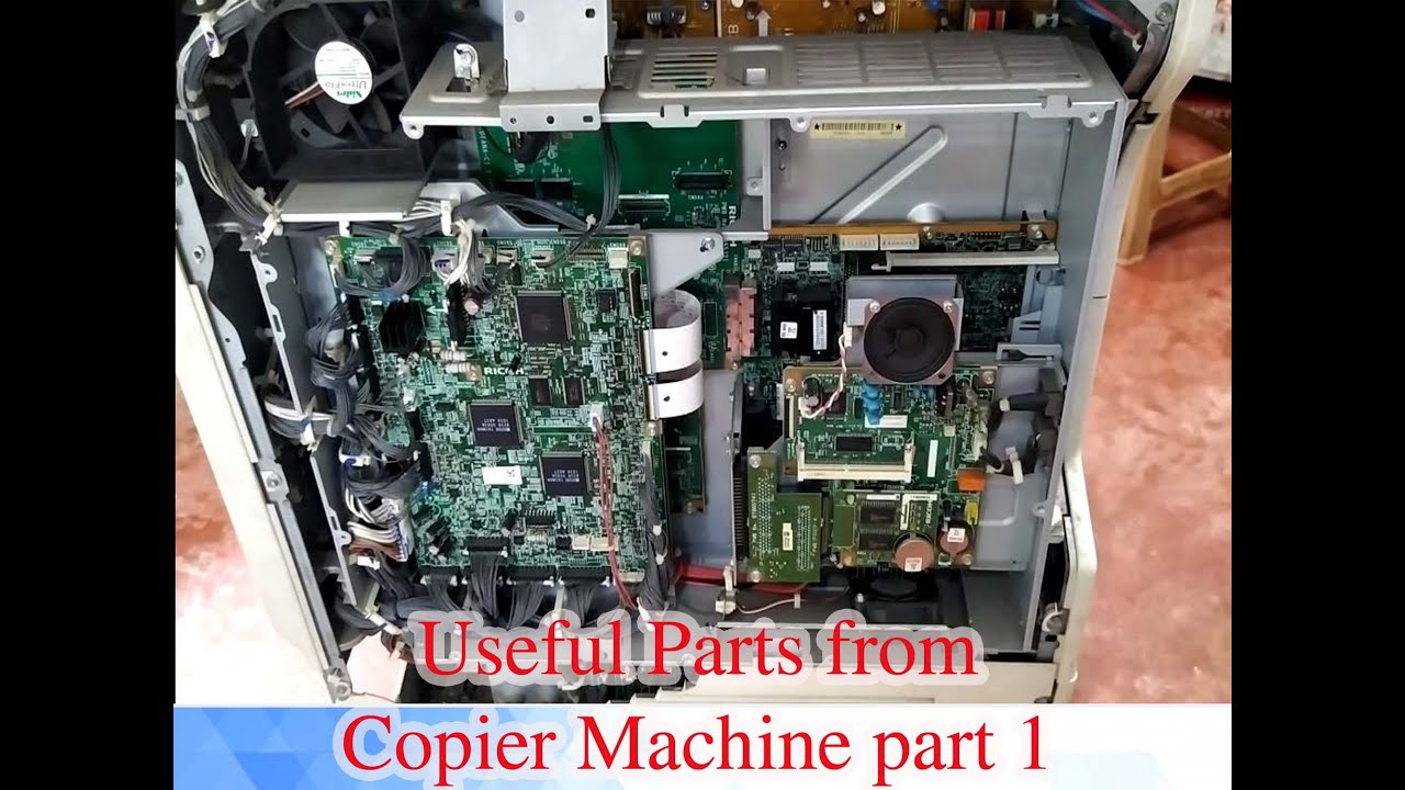 Useful Parts from Old Ricoh Aficio mpc2051 Copier Machine part 1