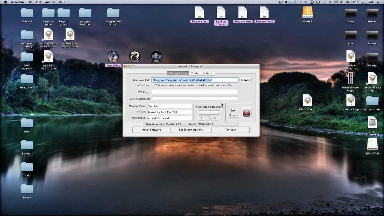 Sim Safari for the Mac