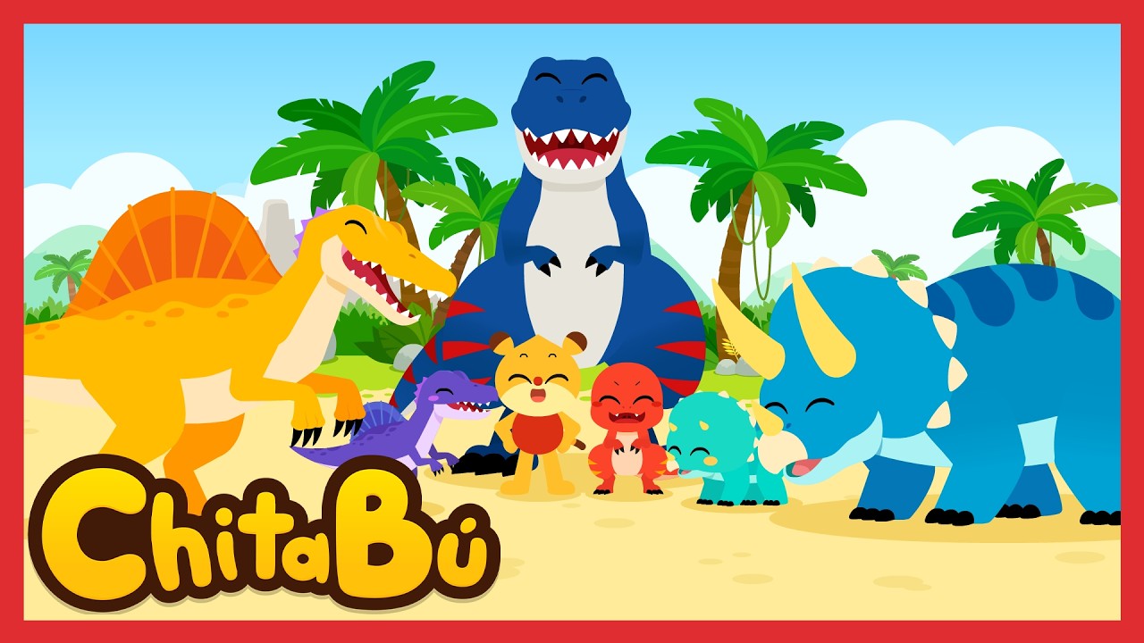 Fuertes, Valientes  y Divertidos Dinosaurios | Canciones Infantiles | #ChitaBú